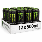 Энергетик Monster (Монстер) Green Zero, чёрный, 0.5 л