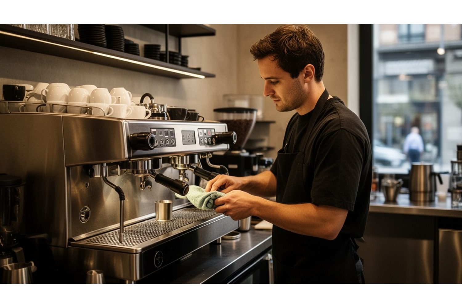 Как чистить профессиональную эспрессо-машину в кофейне: регламент для смены и сервиса