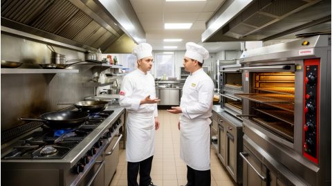 Газовая или электрическая плита для ресторана: как выбрать без простоев