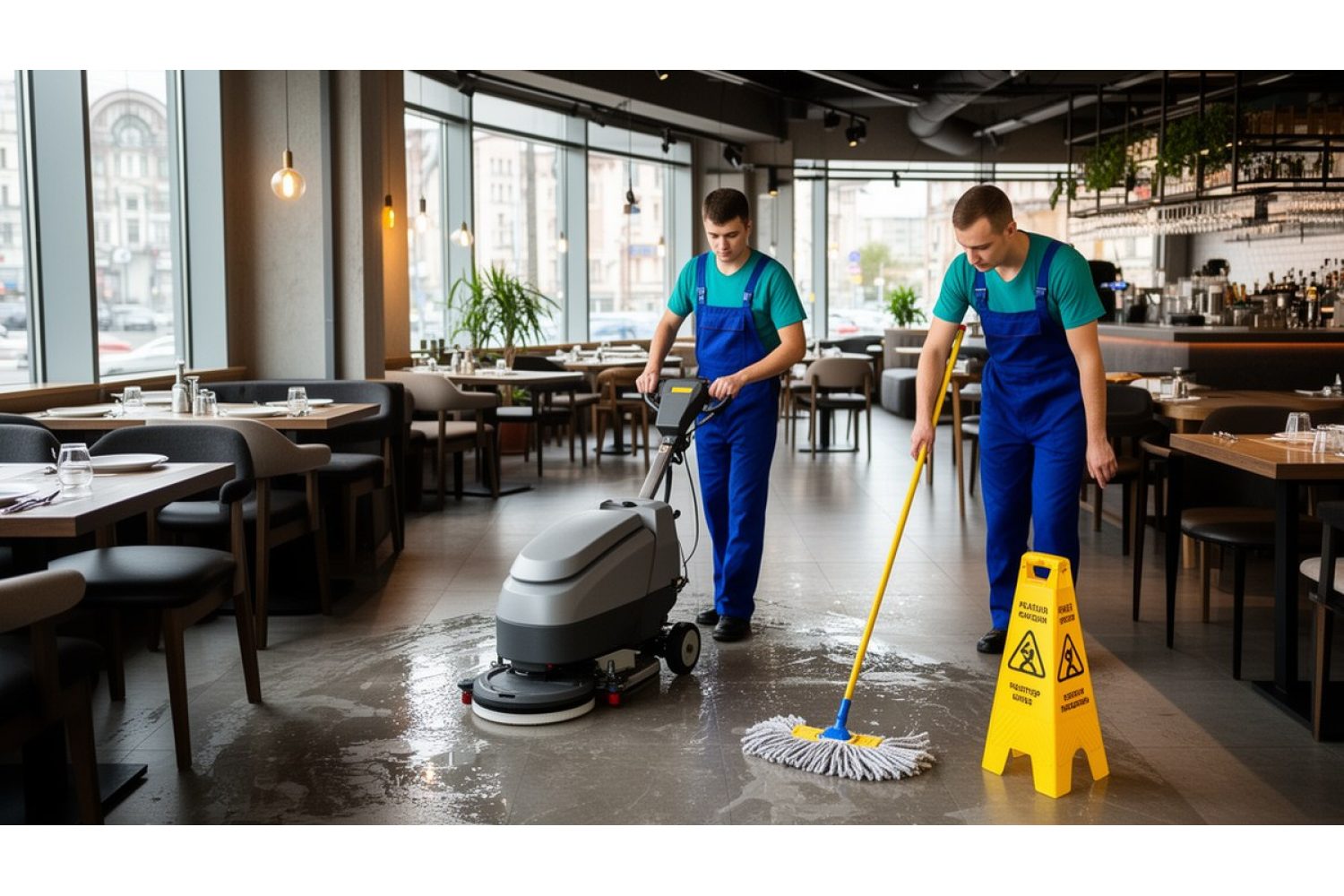 Профессиональная уборка полов в HoReCa: как мыть разные покрытия без типовых ошибок