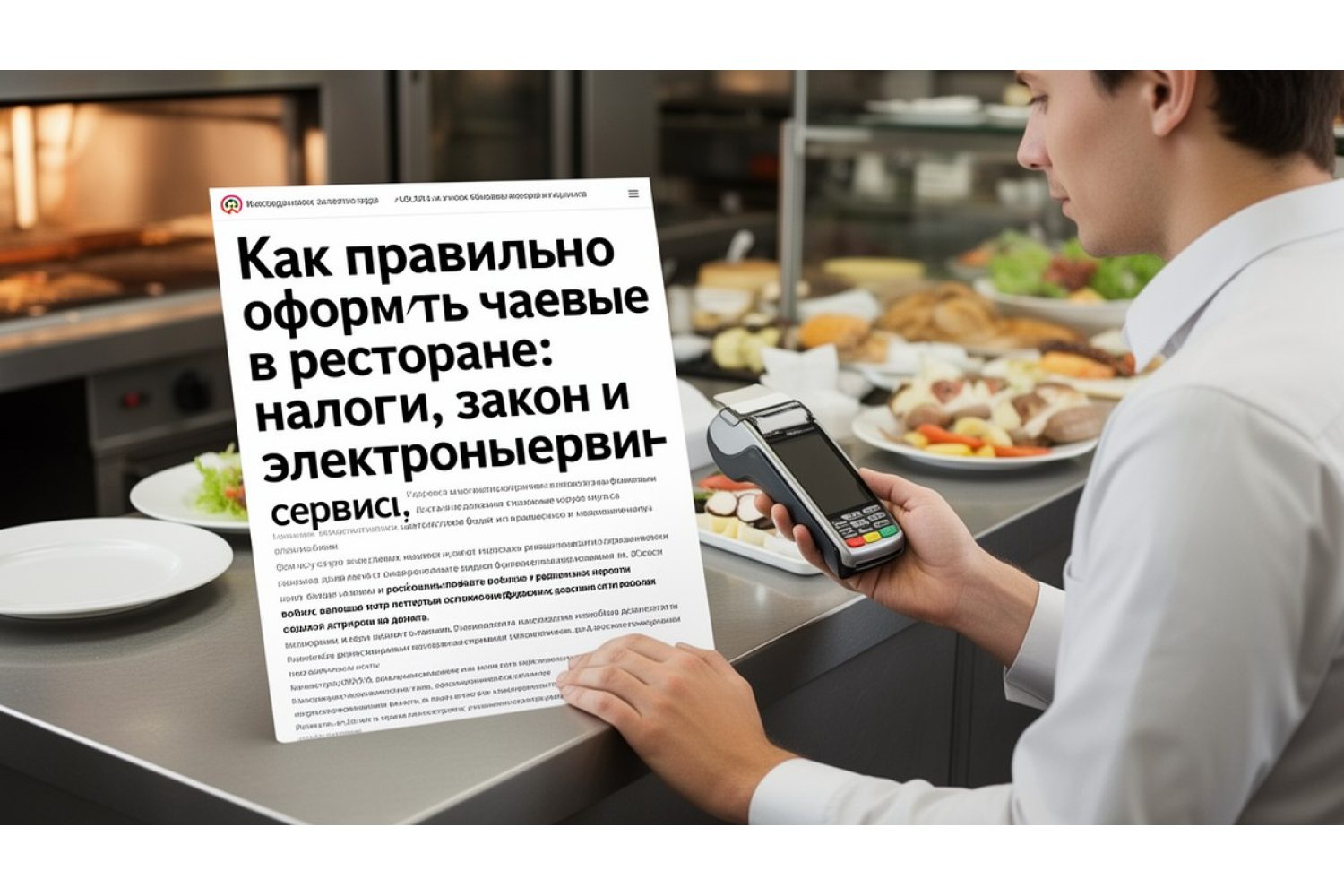 Как правильно оформить чаевые в ресторане: налоги, закон и электронные сервисы