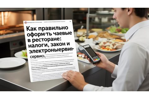 Как правильно оформить чаевые в ресторане: налоги, закон и электронные сервисы