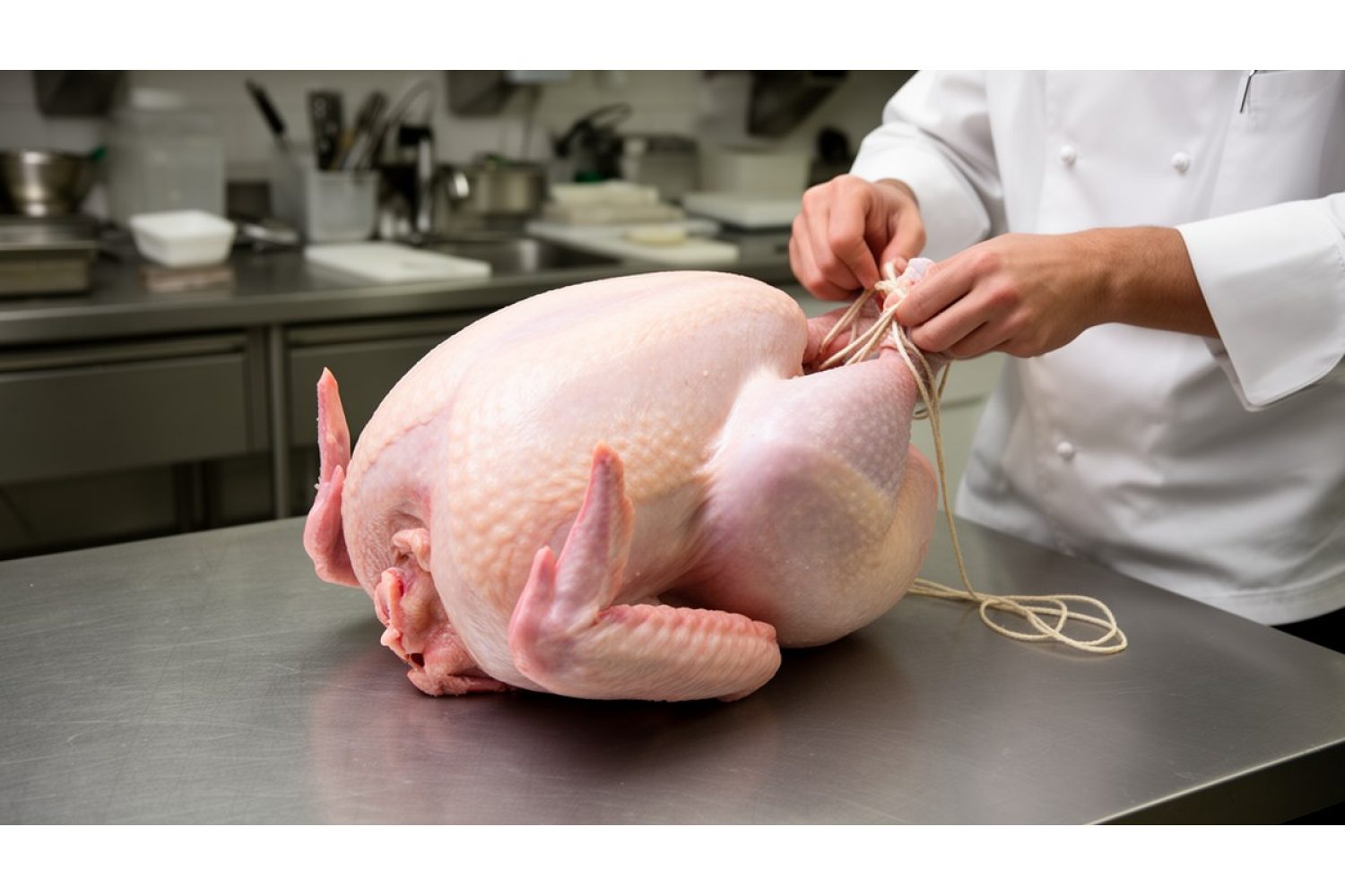 Как правильно перевязать индейку перед запеканием