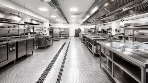 Как выбрать пол для профессиональной кухни: материалы по зонам и санитарные требования в РФ