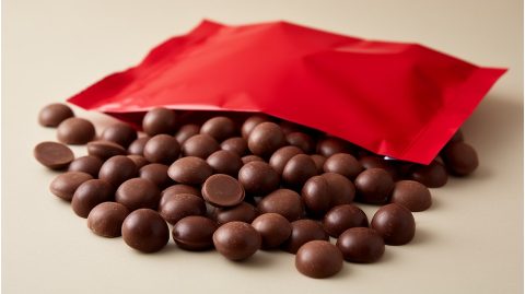 Круглые шоколадные конфеты в красной упаковке: как выбрать подходящий формат для закупки