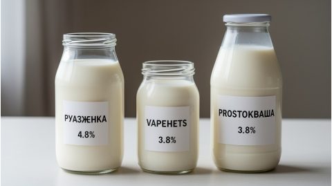 Ряженка, варенец и простокваша: выбор жирности, формата и упаковки для закупки