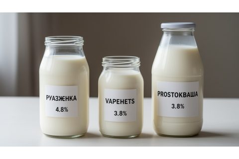 Ряженка, варенец и простокваша: выбор жирности, формата и упаковки для закупки