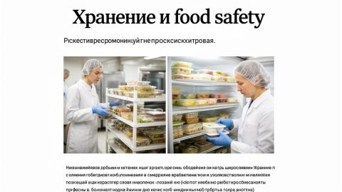 Температурная опасная зона в общепите: контроль хранения и раздачи по нормам РФ