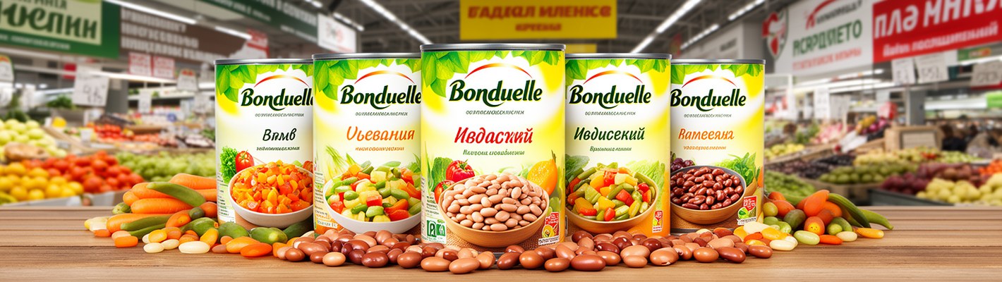 Bonduelle укрепляет позиции в России с новым товарным знаком