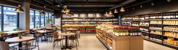 Новый флагманский магазин «Азбука вкуса» в Москве: кафе и энотекой на радость покупателям