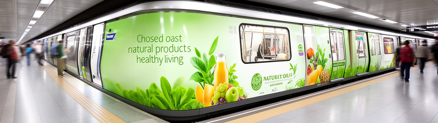 Казанский метрополитен: поезд с посланием о чистоте продуктов