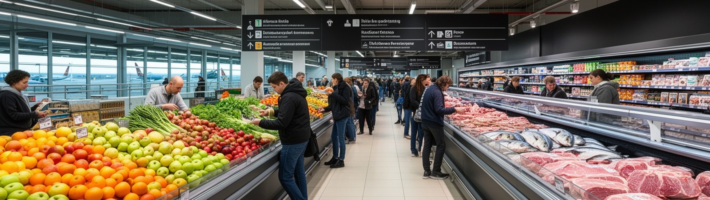 В Петербурге открылся супермаркет у Пулковского шоссе с фокусом на туристов