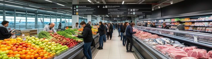 В Петербурге открылся супермаркет у Пулковского шоссе с фокусом на туристов
