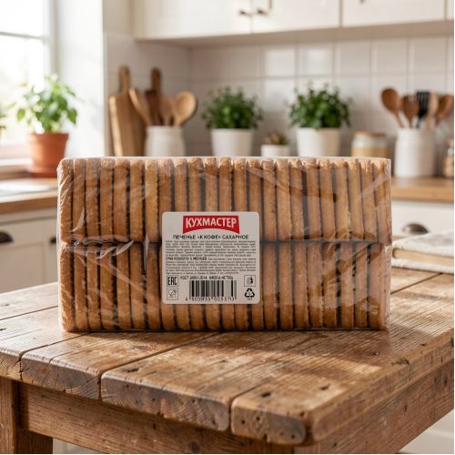 Печенье Кухмастер КМ К Кофе сахарное, 700г