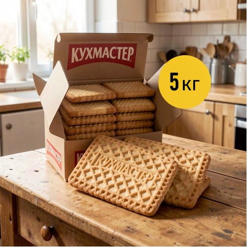 Печенье Кухмастер КМ Топленое молоко сахарное, 5кг