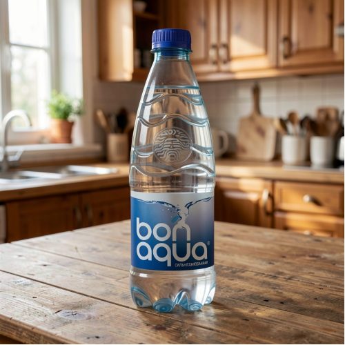 Вода Bon Aqua сильногазированная, 1 л