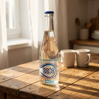 Вода Bon Aqua сильногазированная, 0.33 л