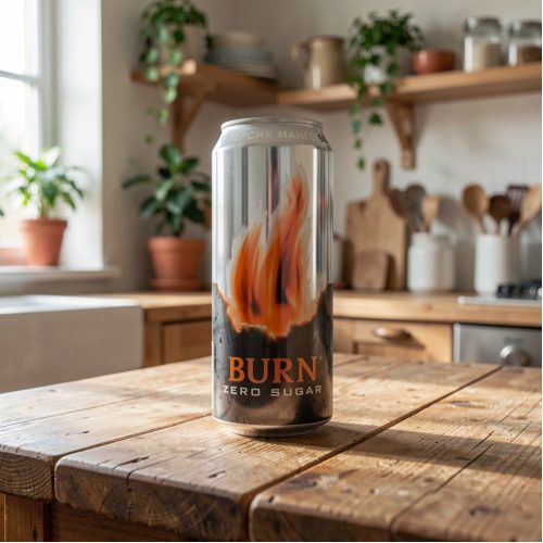 Энергетик Burn (Бёрн) Персик Манго без сахара, серебристый, 0.449 л