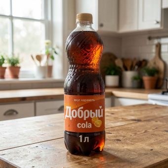 Кола Добрый, карамель, 1 л