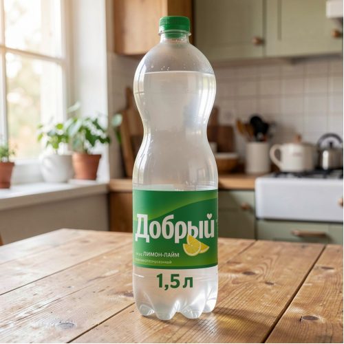 Лимонад Добрый, лимон-лайм, 1.5 л