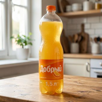 Лимонад Добрый, апельсин с витамином С, 1.5 л