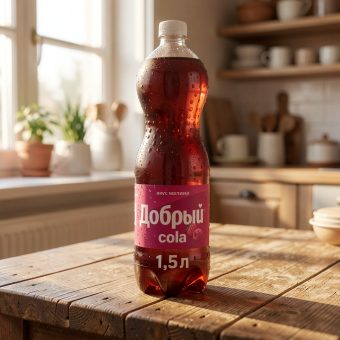 Кола Добрый, малина, 1.5 л