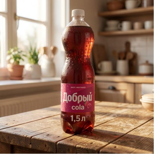 Кола Добрый, малина, 1.5 л