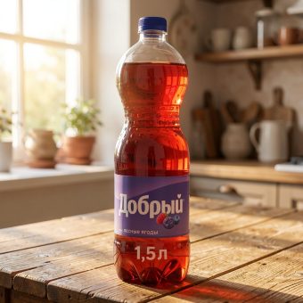 Лимонад Добрый, лесные ягоды, 1.5 л
