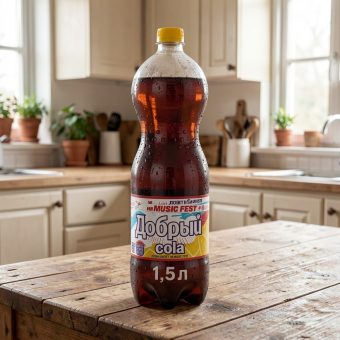 Кола Добрый, ледяной лимон, 1.5 л
