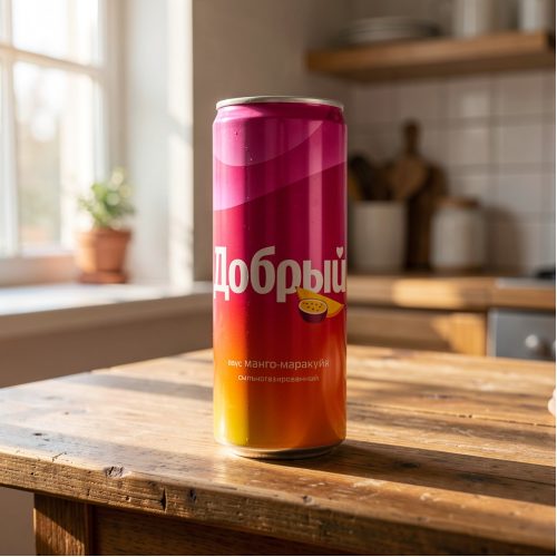 Лимонад Добрый, манго-маракуйя, 0.33 л