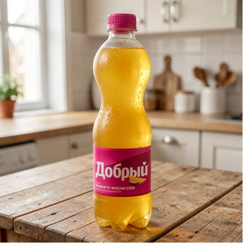 Лимонад Добрый, манго-маракуйя, 0.5 л