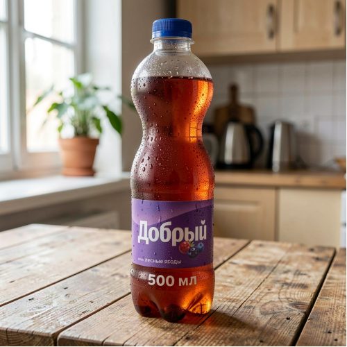 Лимонад Добрый, лесные ягоды, 0.5 л