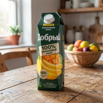 Нектар Добрый, банановый микс, 1 л