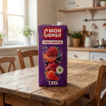 Нектар Моя Семья, ягод фрукт микс, 1.93 л