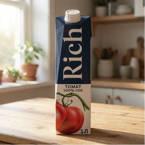 Сок Rich, томатный с солью, 1 л