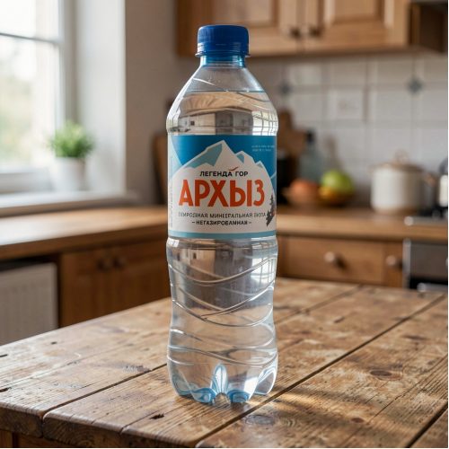 Вода Легенда Гор Архыз минеральная природная питьевая, 0.5 л