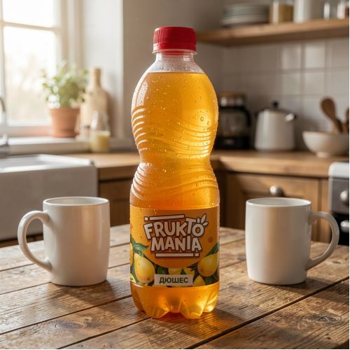Лимонад Фруктомания, дюшес, 0.5 л