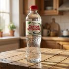 Вода Святой Источник газированная, 0.5 л