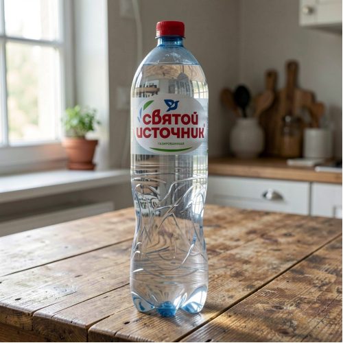 Вода Святой Источник газированная, 1.5 л