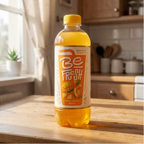 Напиток Befresh, манго-ананас-персик, 0.45 л