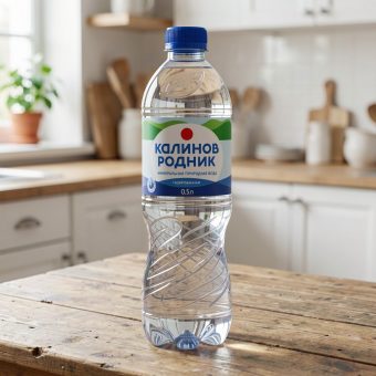 Вода Калинов Родник минеральная питьевая газированная, 0.5 л
