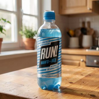 Лимонад RUN, манго, 0.5 л