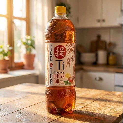 Чай Ti чёрный, лимон, 1.25 л
