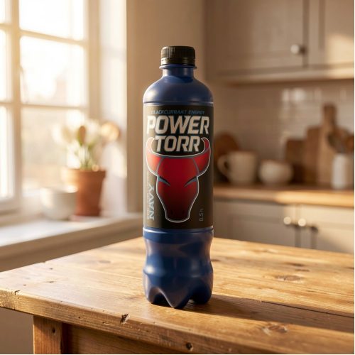 Энергетик Power Torr (Пауэр Торр) Navy, синий, 0.5 л