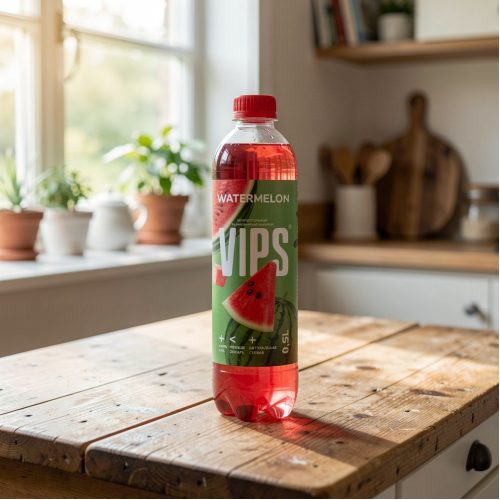 Лимонад VIPs, арбуз, 0.5 л