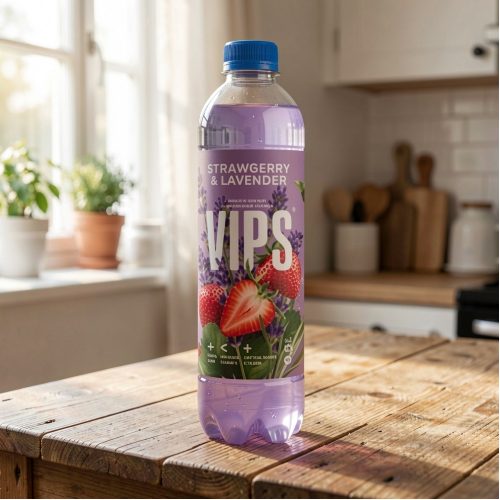 Лимонад VIPs, клубника-лаванда, 0.5 л