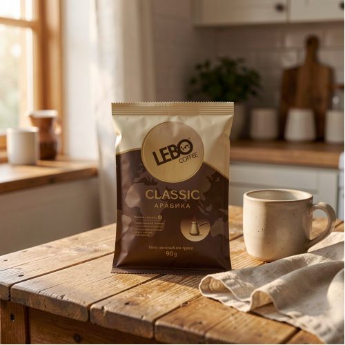 Кофе Lebo Классик, молотый для турки, 90 г