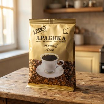 Кофе Принц Лебо Арабика молотый для турки, 100 г
