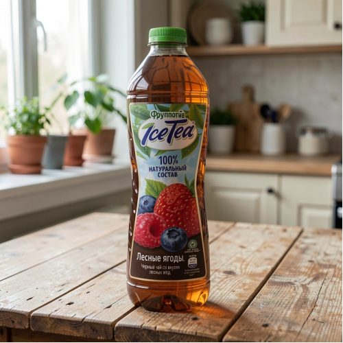 Чай Ice Tea чёрный, лесные ягоды, 1 л