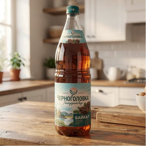 Лимонад Черноголовка Байкал, 0.5 л